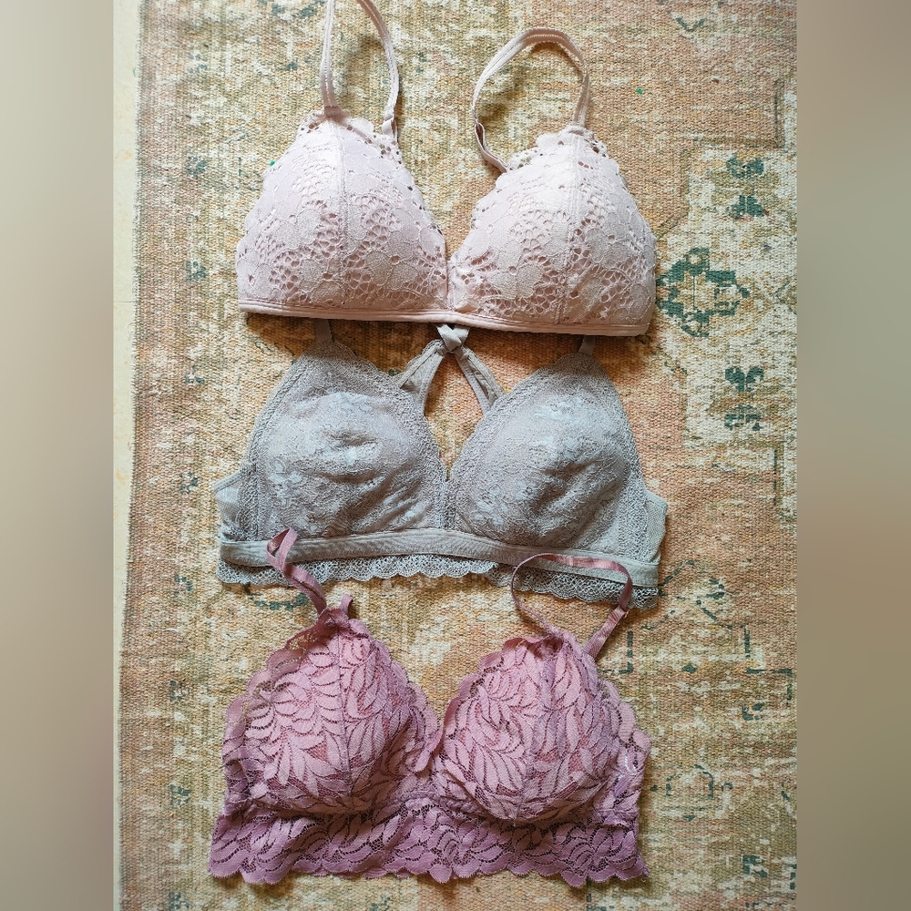 H&M Grey Lace Bralette - Picture 12 of 13